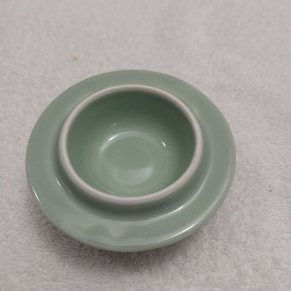 Covered TEA CUP With infuser London Green World Market Made In China #C029 - Picture 10 of 10